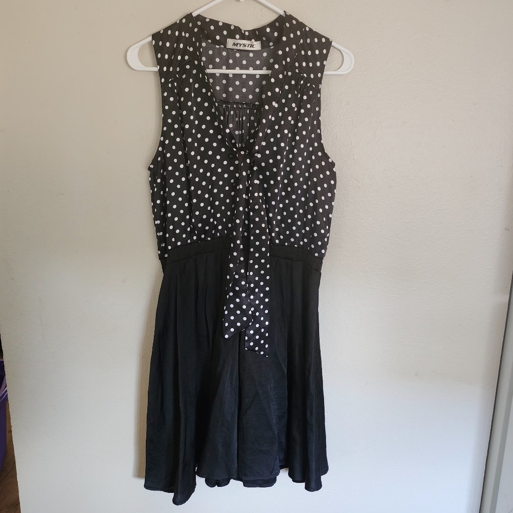 Mystic  mini polka dot dress,  Size Small See Below